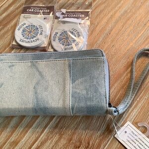 Blue Wristlet Wallet Sale